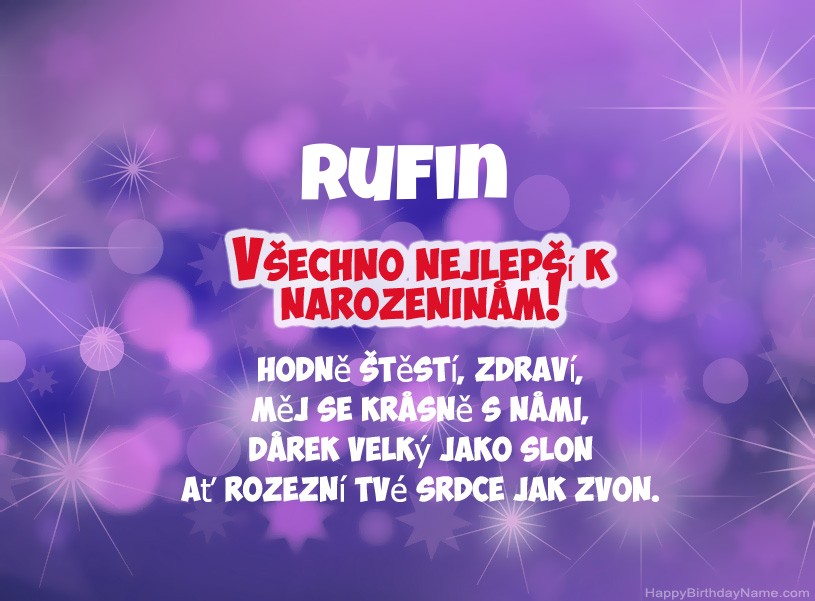 Krásné fotografie k narozeninám Rufin Krásné fotografie k narozeninám Rufin