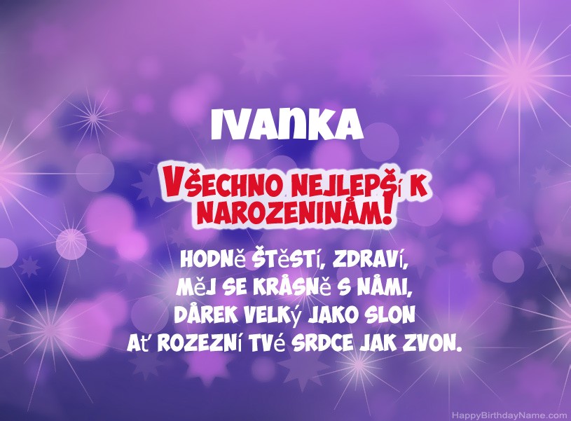 Krásné fotografie k narozeninám Ivanka Krásné fotografie k narozeninám Ivanka