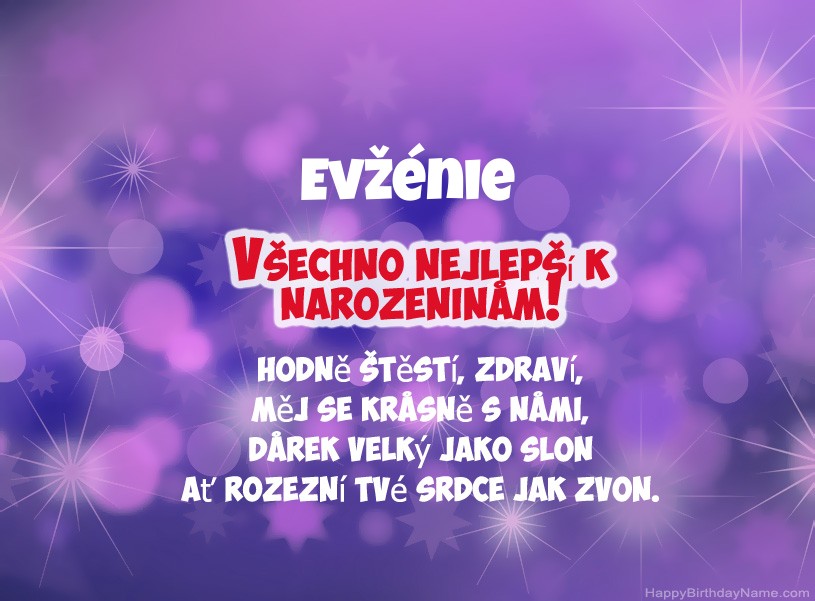 Krásné fotografie k narozeninám Evžénie