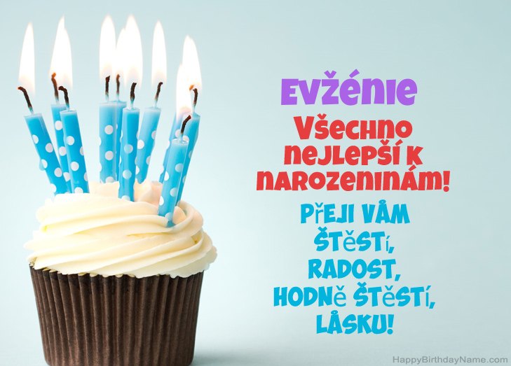 Blahopřejeme k narozeninám Evžénie
