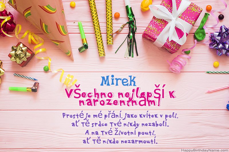 Stáhněte si všechno nejlepší k narozeninám Mirek zdarma Stáhněte si všechno nejlepší k narozeninám Mirek zdarma