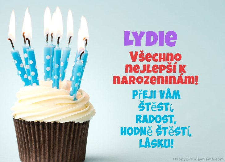 Blahopřejeme k narozeninám Lydie