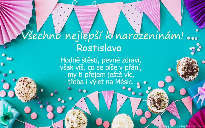 Všechno nejlepší k narozeninám Rostislava, Krásné obrázky Všechno nejlepší k narozeninám Rostislava, Krásné obrázky