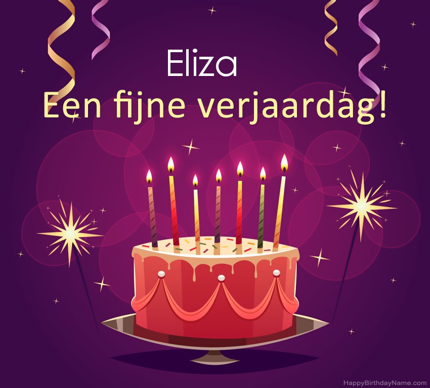 Grappige groeten voor fijne verjaardag Eliza-foto Grappige groeten voor fijne verjaardag Eliza-foto