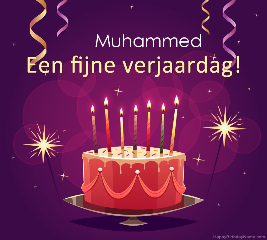 Grappige groeten voor fijne verjaardag Muhammed-foto Grappige groeten voor fijne verjaardag Muhammed-foto
