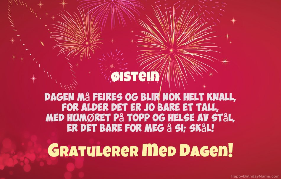 Vakre bilder for Gratulerer med Øistein