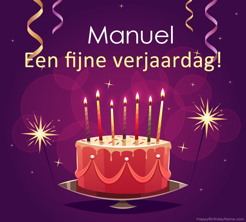 Grappige groeten voor fijne verjaardag Manuel-foto