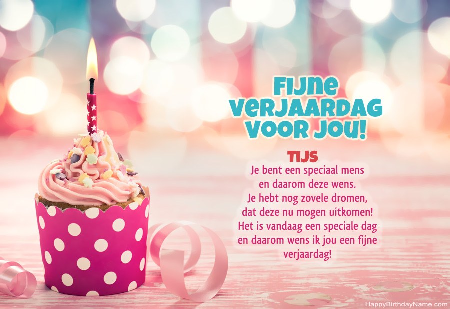 Gelukkige verjaardagskaart Tijs gratis downloaden Gelukkige verjaardagskaart Tijs gratis downloaden