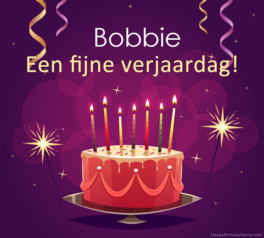 Grappige groeten voor fijne verjaardag Bobbie-foto Grappige groeten voor fijne verjaardag Bobbie-foto
