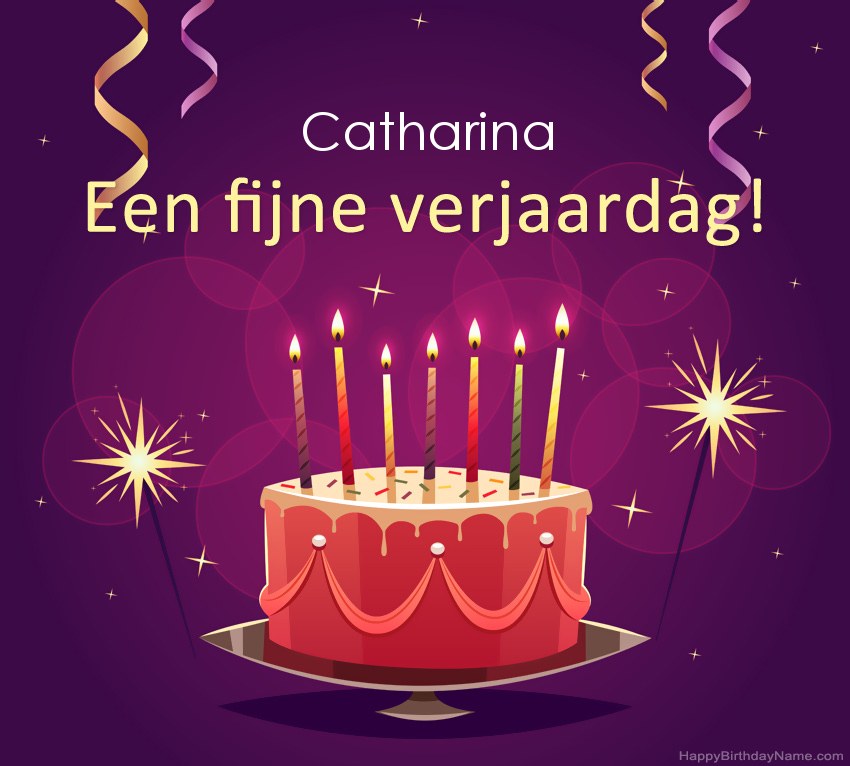 Grappige groeten voor fijne verjaardag Catharina-foto