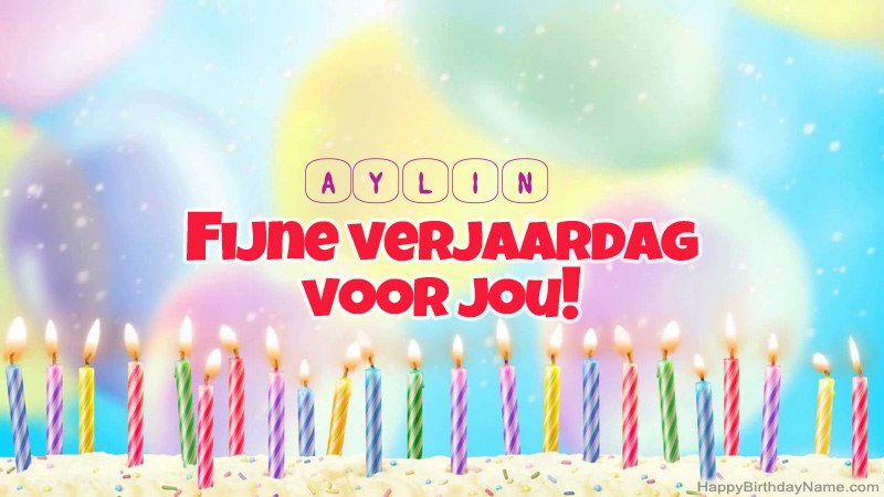 Grappige gelukkige verjaardagskaarten voor Aylin