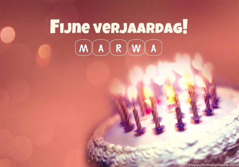 Gelukkige verjaardag Marwa foto