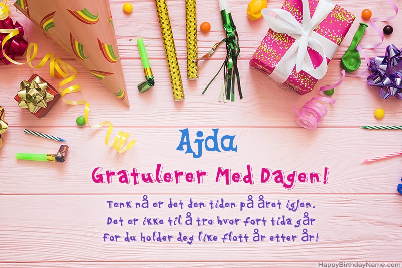 Gratulerer med fødselsdagen Ajda i bilder Gratulerer med fødselsdagen Ajda i bilder